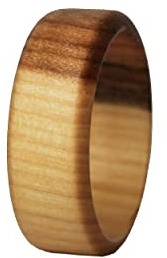 Ring aus Holz - Schmuck für Damen und Herren - handgefertigte zweifarbige Einzelstücke