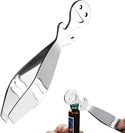 Fowybe 5 Pcs Stainless Steel Fishbone Clips | Stainless Steel Fish Bone Tongs with Thickening Steel | Kitchen Hair Tong Corrugated Design Save Space for Removing & Scales