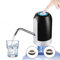 CALA VERDE dispensador de Agua automático - para garrafas, Bomba de Agua eléctrico Distribuidor de Carga USB, Silicona Libre BPA (Negro)