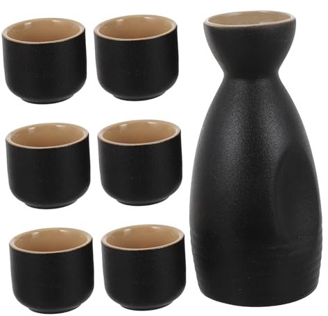 UTHCLO Vintage-Brille 1 Satz Weinglas-Set aus Keramik Vintage Martini-Gläser Weinkelche Gläser Weingläser Whisky-Gläser Sake liefert einzigartig Geschenk Weißweinglas Sake-Krug Besteck