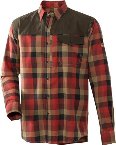 Parforce Jagdhemd Axel Orange/Braun L
