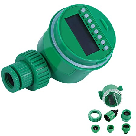 Temporizador de Depósito de Agua Temporizador de Riego Automático Digital LCD Temporizador de Agua Electrónico para el Hogar Programas de Controlador de Riego de Jardín
