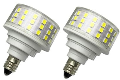 Hope lamps E11 10W 110V Mushroom-Shaped lamp Non Flickering LED Energy-Saving Light Source 1000LM(2pcs) 10W-110V ColdWhite