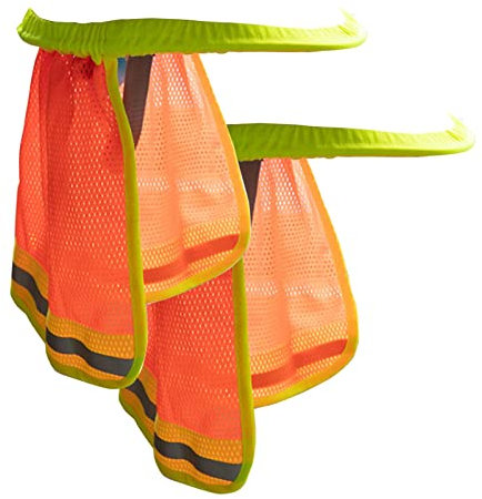 Harter Huthals – Konstruktion Sommer Hals, Sicherheit Reflektierender Hals | Atmungsaktiver reflektierender Streifen, Schutzhut, Hals, Netz-Design, Schutzhut, Sonnenschutz für Bauhelme