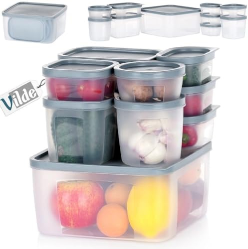 Vilde Recipiente para Alimentos con Tapa, 10 Unidades