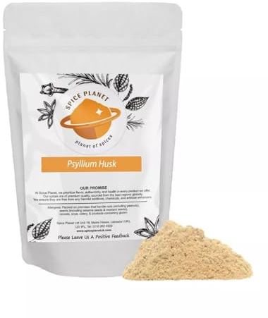 Psyllium Husk | Isabgol Ispaghula 99% Purity by Spice Planet® Free UK P&P (50 Grams)