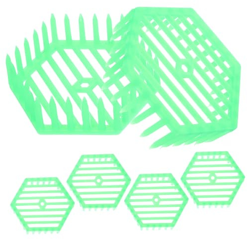 VICASKY 6 herramientas de apicultura, panel de control para reinas, práctica jaula de abejas para poner huevos, colores aleatorios para la apicultura