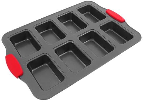 VALICLUD Stampo Per Dolci Acciaio Inox Con Cavità Antiaderente Maniglie Termoresistenti Per Pane e Torte Cucina