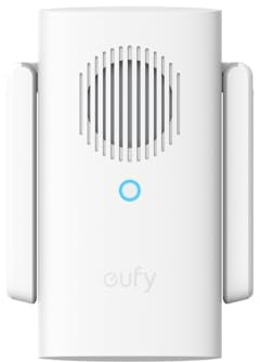 eufy Security Wi-Fi Repeater, Dual-Band 2.4 GHz and 5 GHz Extender, Boosts Coverage for eufy Wi-Fi Cameras and Doorbells, Works with eufy Cameras and Doorbells, Easy Setup
