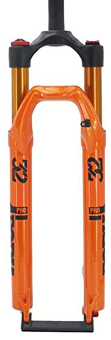 OUKMXSY Forcella Ammortizzata per Bicicletta MTB, Regolazione del Rimbalzo da 27,5/29 Pollici, Forcella per Mountain Bike ad Aria da 1-1/8, Escursione da 120 mm, Perno da 9 mm, AC