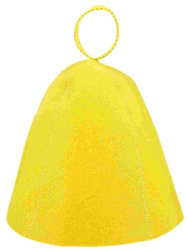 2 Stück Sauna-Zubehör for Männer, Wollfilzhut, Badezimmer, Dusche, Frauen, absorbieren Wasser, rot, atmungsaktiv FüR Damen Herren(Yellow)