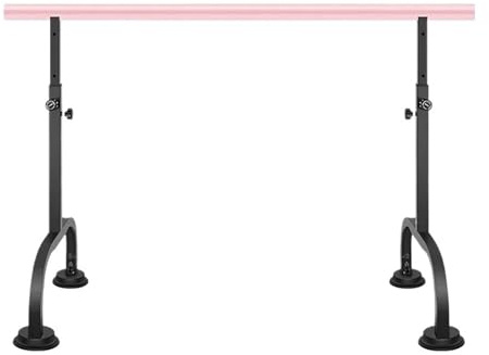 DJSKLDF Barra Ballet Sala de Baile móvil, Estudio, Barra Horizontal, Gimnasio, Fitness Interior, Pierna elevable, Poste presión Acero para Danza