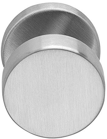 Flachknopfrosette Wechselgarniturknopf Edelstahl matt ø52mm Türknopf Türknauf Flachknopf