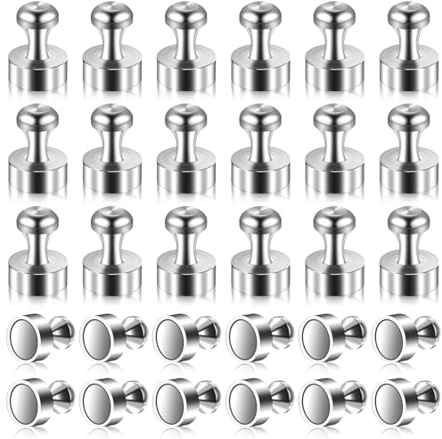 30 Stück Neodym Magnete, N52 Magneten Starker Halt Minimagnet mit Aufbewahrungsbox Kegelmagnete für Magnettafel Kühlschrank Pinnwand Whiteboard(12x16 mm)