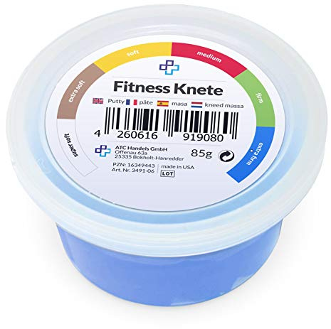 ATC Handels GmbH Therastar® Therapieknete 85 g – Handtrainer & Fingertrainer – Latexfrei, zur Unterstützung der Handbeweglichkeit
