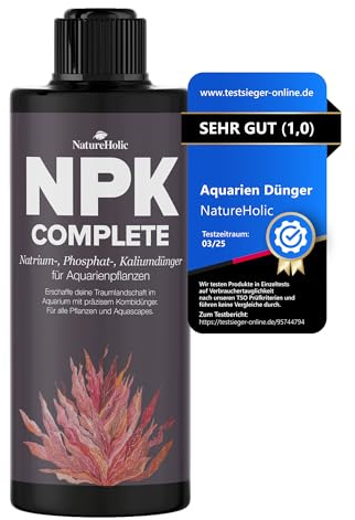 NatureHolic - NPK Booster - flüssiger Volldünger fürs Aquarium, Menge [ml]:250 ml