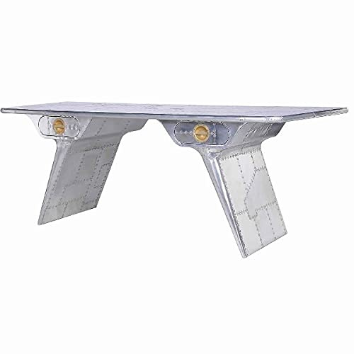 ARTIZANSTORE Aluminium Aviator Wing Desk Style Furniture Home and Office Decor Collection