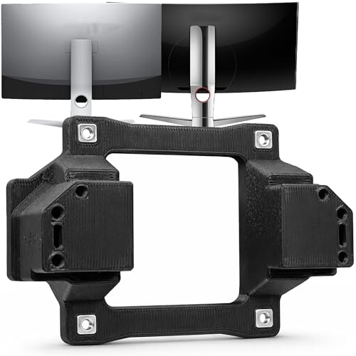 3IDEE VESA Adapter, VESA Mount kompatibel mit BenQ Monitor (EX3203R, EX3501R) - VESA Halterung 75x75mm - VESA Adapter HP für Monitore ohne VESA-Anschluss