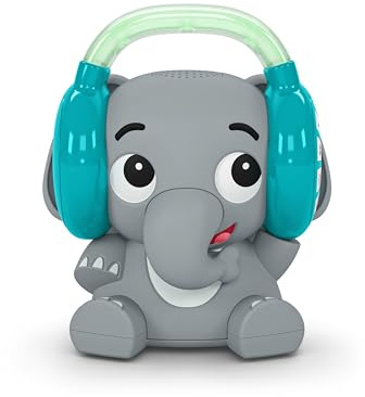 Baby Einstein Earl der Elefant Bluetooth Sound Machine, Musikanlage + Nachtlicht, Baby bis Kleinkind