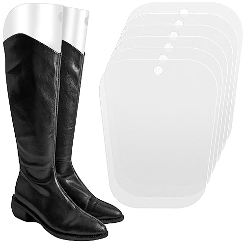 Cozlly 6 Stück Stiefelspanner Damen, Stiefelformer Formeinsätze, Kunststoff Stiefel Ständer, Stiefelform Einsätze, Hohe Stiefelstütze, Stiefel Halter Hohe Unterstützung für Damen und Männer, 10 Zoll
