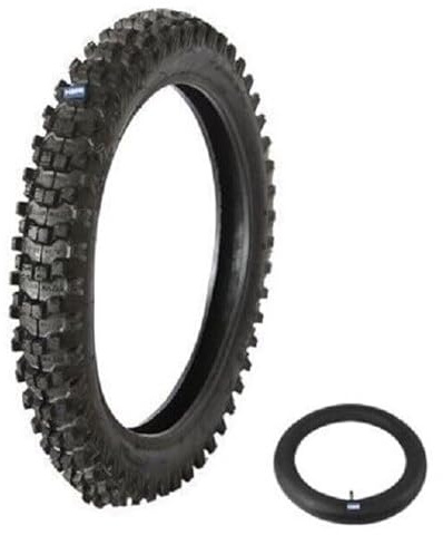 HMParts Reifen 2.50-14 Crossprofil mit Schlauch für Pitbike Dirtbike