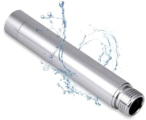 Dusche Verlängerungsrohr Edelstahl Duschkopf Verlängerungsarm 4Inch G1/2 Badezimmer Duscharm Verlängerung Handbrause Extrarohr für festen Duschkopf Badzimmer Badzubehör