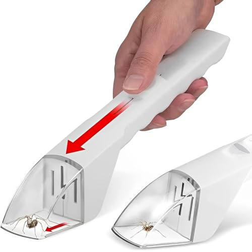 NJCXOLA Cattura Insetti - Acchiappa Ragni Facile da Catturare e Osservare - Acchiappa Cimici per Uso Domestico e Giardinaggio, Traspirante ed Efficace, per Farfalle, Scarabei, Ragno