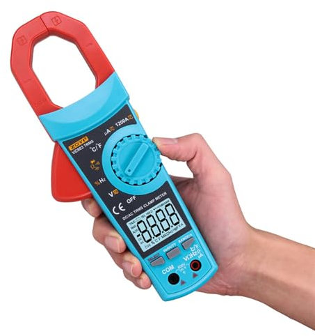 ZOYI VC903 Digital Clamp Meter, True-RMS 6,000 Counts, 1200A AC/DC, CAT IV 600V, up to 1000V DC, Auto/Manual Range, Temperature