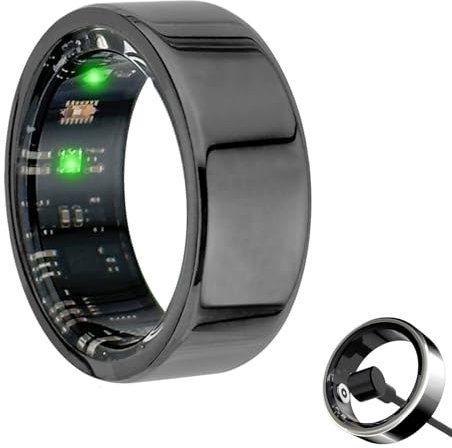 Bracelet intelligent podomètre Bluetooth, moniteur de santé pour homme et femme, anneau de fitness en acier inoxydable, étanche IP67, moniteur de fréquence cardiaque, charge magnétique, compatible