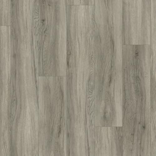Galle Silver Oak Matte Wood Effect Glue-Down Luxury Vinyl Tile - Plank(2mm LVT) For Home & Contract Commercial Use, Suitable For Underfloor Heating - Covers 4.33sqm(Single Pack Contains 27 Planks)