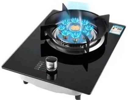 BZJPRFC Stufa A Gas 43 Cm, Fornello da Cucina da 5,2 KW, Stufa di Conversione Gas/GPL, con Protezione Spegnimento E Timer, for La Cucina Domestica(NG)