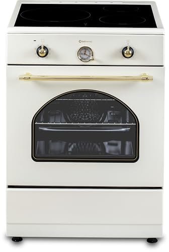 INDUCCION COCINA SOLTHERMIC VTI60C ELECTRICA CREMA INDUCCION/HORNO GRAN CAPACIDAD CON TURBO 60L / FUNCIONES BOOSTER, ALTA POTENCIA, CALENTAMIENTO RÁPIDO / 3 ZONAS (1 GRAN ZONA) / BAJO CONSUMO (A)