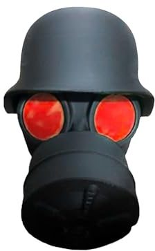 Tow Ball Cover, Tow Bar Cover, Cover Cap for Trailer Coupling, Gas Mask Car Decoration Accessories for Drawbar, Black