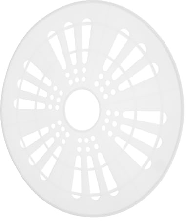 Homoyoyo Tapa de Repuesto para Secadora y Lavadora de Plástico Blanco, Resistente y Flexible, Fácil Instalación para Protección y Mantenimiento del Centrifugado