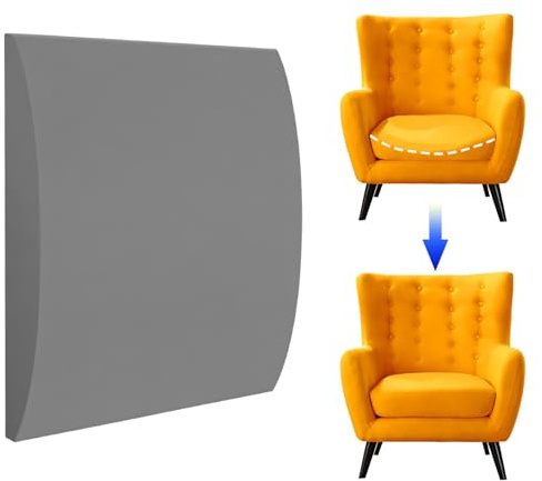 Aslhuioo Sofa Support Boards 1 Seater, 50 x 50cm Cushion Support for Sagging Seat, 45D High Density Seat Foam Saver Boards for Under Cushion Repair Enhanced Comfort