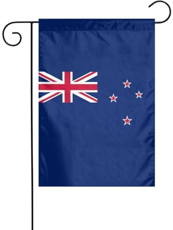 Drapeau de la Nouvelle-Zélande imprimé double face, 30,5 x 45,7 cm, anniversaire, mariage, vacances, cour, extérieur, décoration extérieure