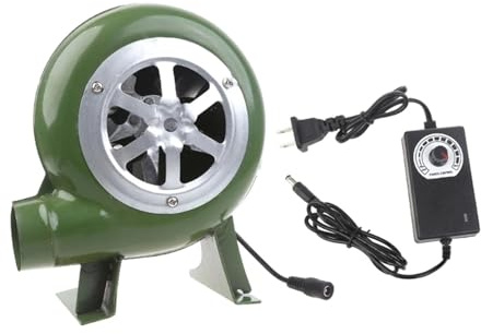Portable Mini Barbecue Blower - 3-12V Iron Vent Fan for Outdoor Camping & Picnics 40W BBQ Air Blower Efficient Fire Starter Tool for Grilling