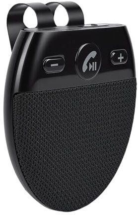 Annadue Kit Vivavoce Bluetooth per Auto con Bluetooth 5.0, CVC8.0, Cancellazione del Rumore, 10 Ore di Conversazione, 500 Ore in Standby, Controllo Vocale per una Guida