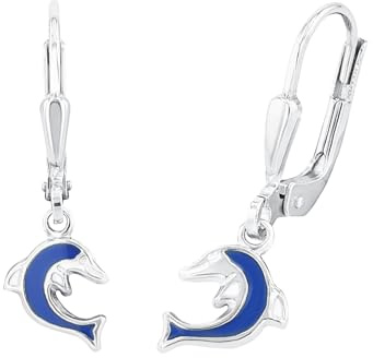 Amor Ohrhänger Mädchen, onesize, Silber, Kommt in Geschenk Box