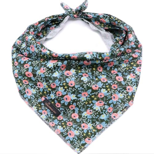 ARING PET Hund Bandana, Baumwolle Rose Hund Bandanas Sanft Hunde Dreieck Lätzchen Halstuch für Kleine und Große Hunde und Katzen