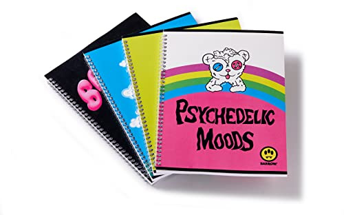 Maxi quaderno spiralato Barrow by Pigna, f.to A4, Assortimento 4 soggetti, Confezione 4 quaderni, multicolore