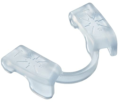 Powerlifting Mundschutz für Sport und Fitness, Krafttraining,Sportmundschutz für Gewichtheben,frei zum Reden und Trinken von Wasser，Geeignet für Sport ohne Kontakt,Unterkiefer (1 Stück Transparent)
