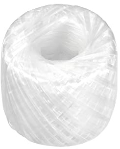 Rebower polyester nylonrep [för bokompackning gör-det-själv] – 250 m/820 fot/1 rulle vit