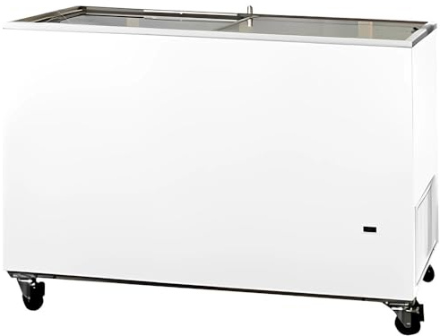 MBH – Congelador horizontal profesional con puerta de cristal 550 litros para hostelería. Arcón congelador industrial expositor puertas correderas - MADE IN EUROPE (1750 x 629 x 892 mm / 555 L)