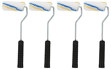 DOITOOL Teiliges Randspezialroller Aus Robustem Faser-material Flusenfrei Abnutzungsbeständig Vielseitig Für Heim Büroanstriche Praktische Lackrolle Für Präzises Streichen