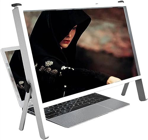 MOOWI Lupe mit Halterung Laptop-Bildschirmlupe, tragbares Tablet, Computerlupe, Projektor, kompatibel mit Mobilgeräten