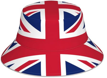 Fischerhut mit Flagge Belgiens – Sommer- und Sonnenhut für Damen und Herren, Fischerhut für Outdoor-Aktivitäten mit atmungsaktiver, Union Jack Design, Einheitsgr��e