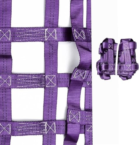 SSDDLZEQ Flache Hebenetze, palettierte Frachtnetze, Schiffshandhabungsseile, Hebenetze for Baukais (Size : 4X4m(Mesh20cm))