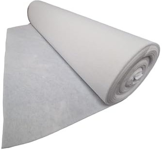 Iron on Fusible Fleece Wadding/Batting 90cm Width 100g m2 Sewing, Bag Making (1 Metre Length- Soft Fleece)