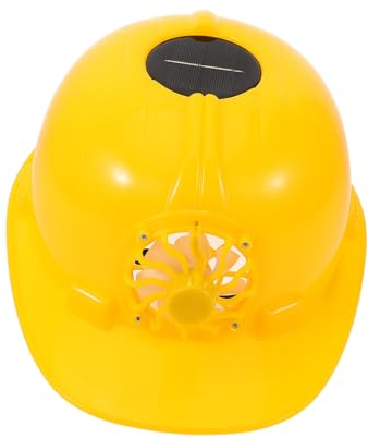 Gatuida Solar Helm Mit Für Bauarbeiten Atmungsaktiv Schlagfest Für Sommer Im Freien Uv-Schutz Komfortable Kühlung Für BAU Und Gartenarbeit